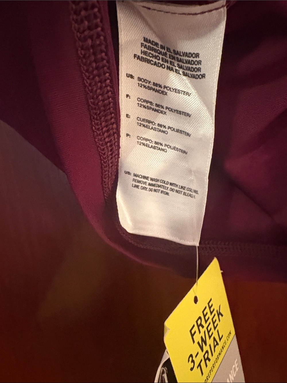adidas Deep Maroon Performance Sleeveless Training Top - 5 Available - Picture 5 of 5